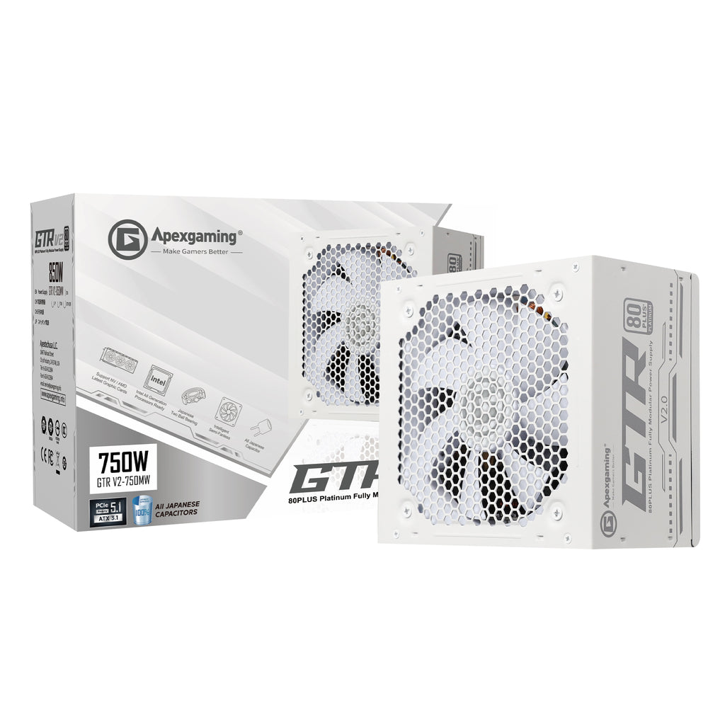 Apexgaming GTR V2-750MW 750Watt 80 PLUS Platinum Fully Modular