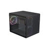 Apexgaming V300 Cube Micro-ATX Gaming Case - Black