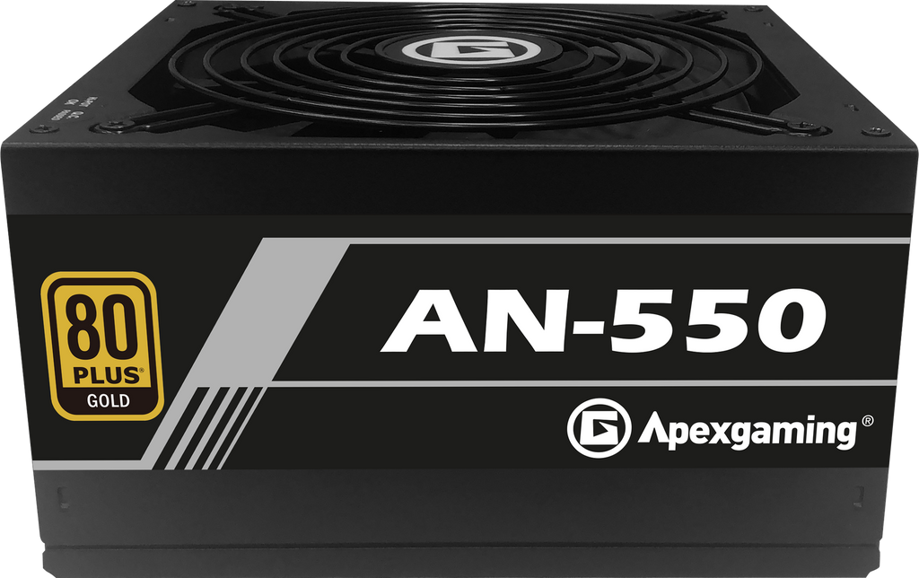Apexgaming AN-550 550Watt 80 Plus Gold Power Supply – Apexgaming