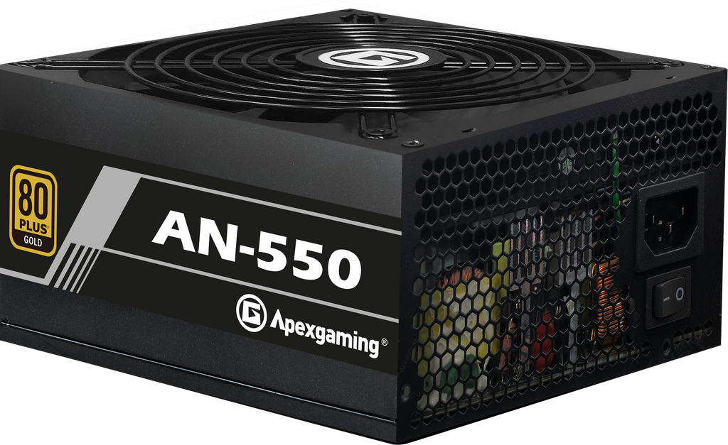 Apexgaming AN-550 550Watt 80 Plus Gold Power Supply – Apexgaming