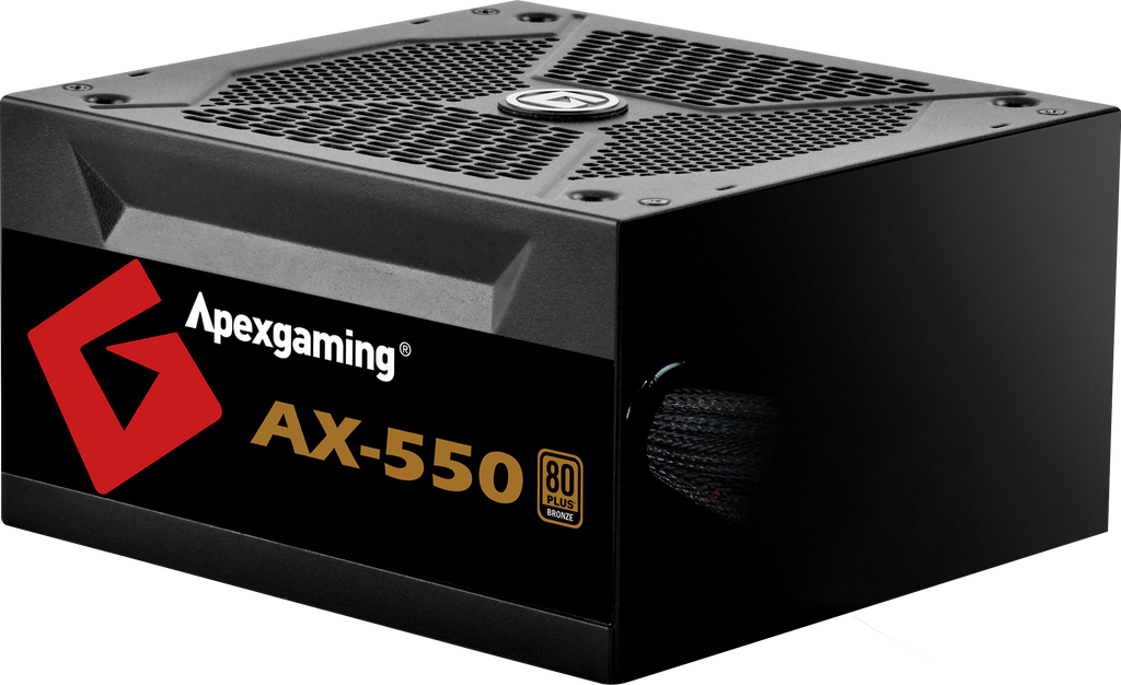 Apexgaming AX-550 550Watt 80PLUS Bronze Power Supply