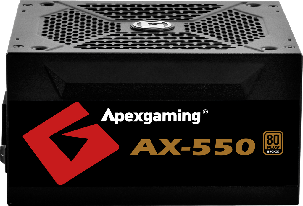 Apexgaming AX-550 550Watt 80PLUS Bronze Power Supply – Apexgaming