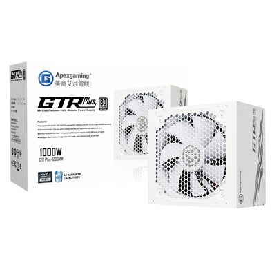 Apexgaming GTR Plus-1000MW 1000Watt 80 PLUS Platinum Fully Modular Power Supply