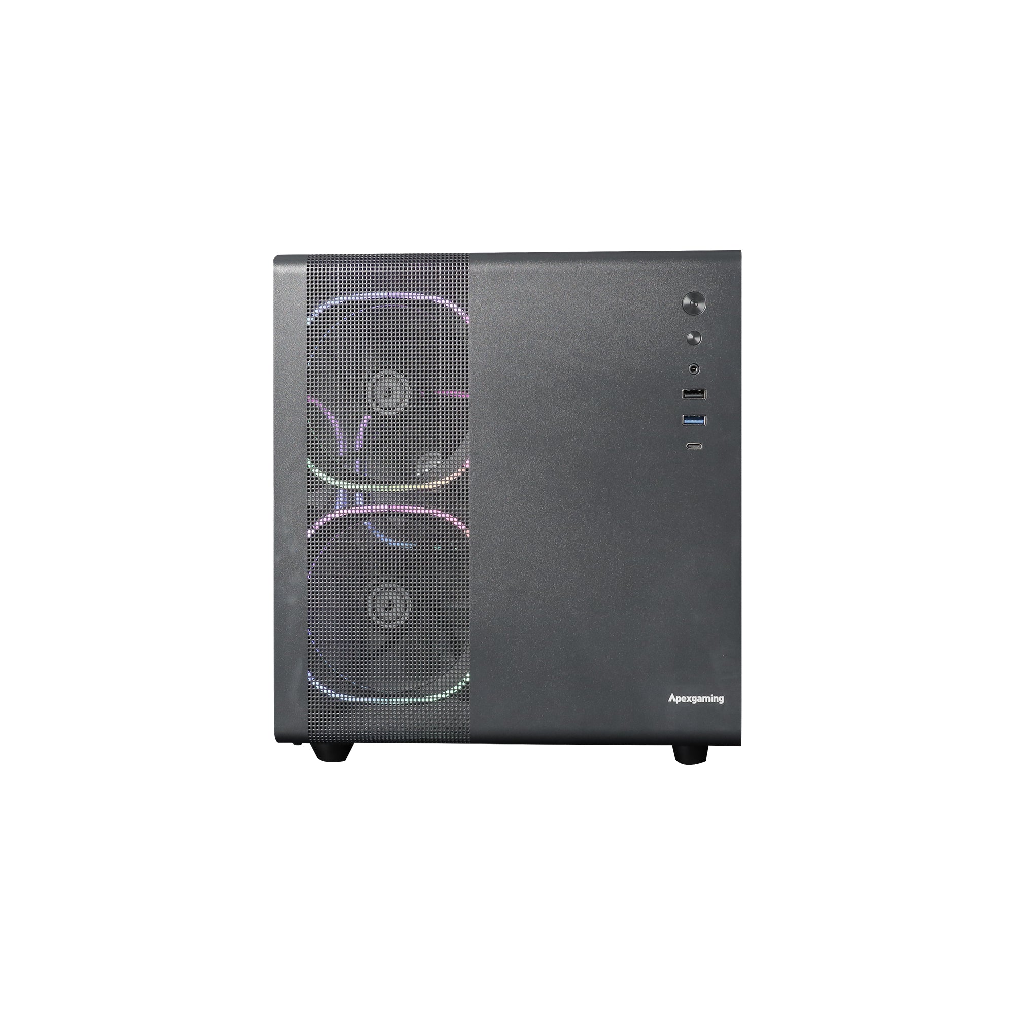 Apexgaming V300 Cube Micro-ATX Gaming Case - Black – Apexgaming Online