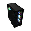 Apexgaming Poseidon P630 ATX Panoramic Mid-Tower Gaming Case – Black