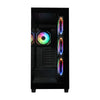 Apexgaming Poseidon P630 ATX Panoramic Mid-Tower Gaming Case – Black