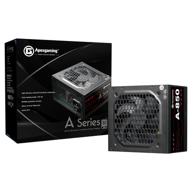 Apexgaming A-850 850Watt 80 PLUS Silver Silent Power Supply