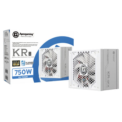 Apexgaming KR-750MW 750 Watt 80 PLUS Platinum Fully Modular Power Supply