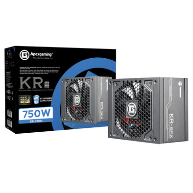 Apexgaming KR-750M 750 Watt 80 PLUS Platinum Fully Modular Power Supply