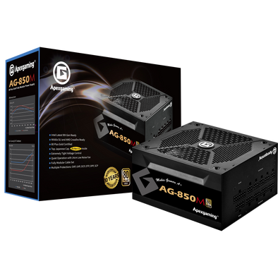 Apexgaming AG-850M 850Watt 80 Plus Gold Fully Modular Power Supply_copy