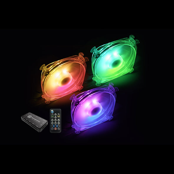 Apexgaming A-Cool Series, Addressable RGB Cooling Fan AC-120SR (3-pack including RGB controller)