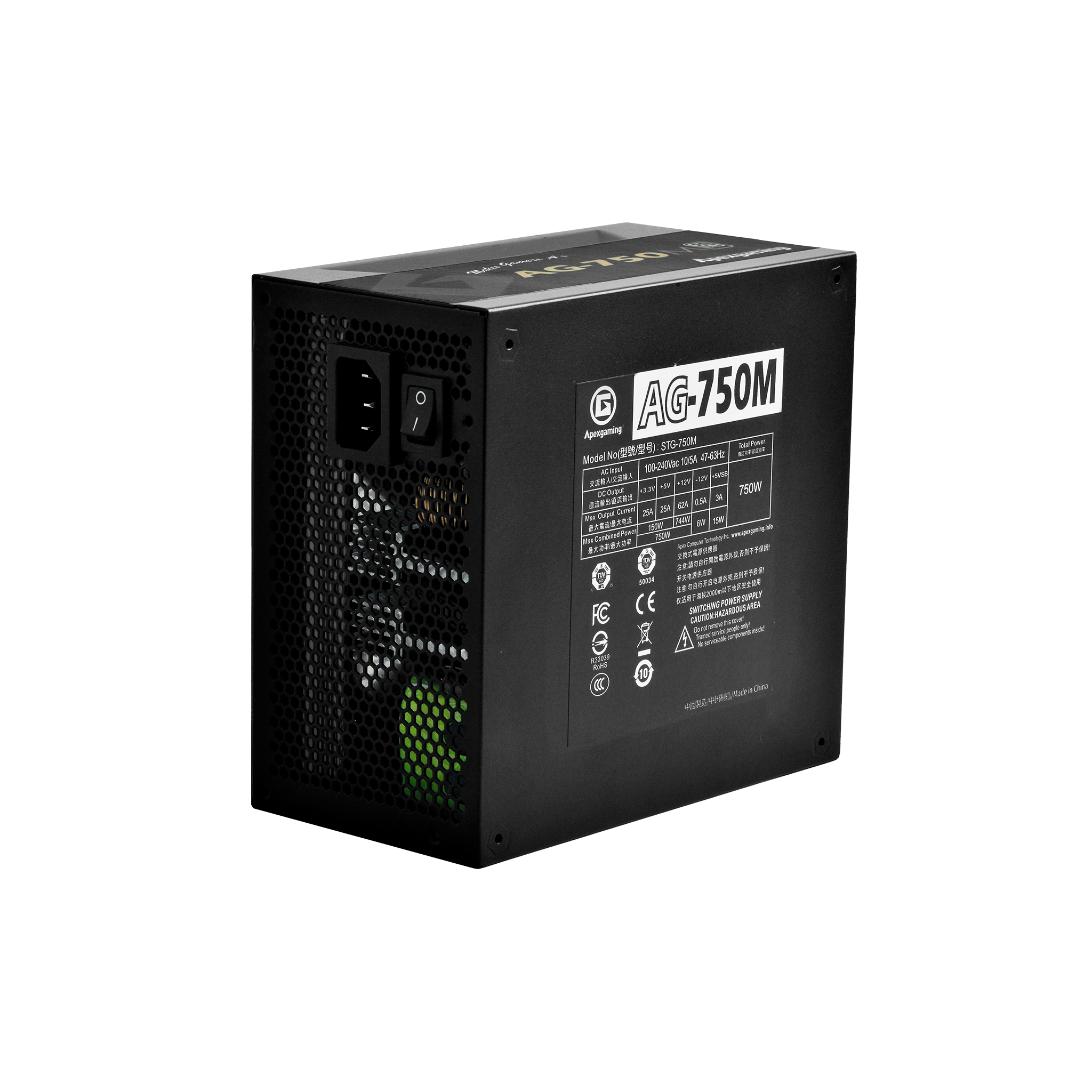 20222022Apexgaming AG-750M 750W 80plus GOLD タブレット