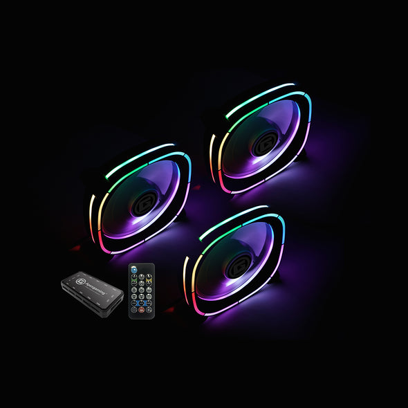 Apexgaming A-Cool Series, Addressable RGB Cooling Fan AC-120FD (3-pack including RGB controller)