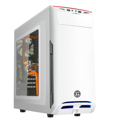 Apexgaming A2 ATX Mid Tower Case - White Edition