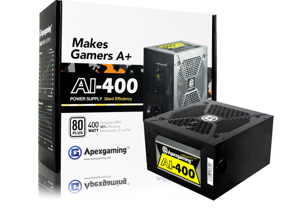 Apexgaming AI-400 400 Watt 80 Plus Power Supply copy