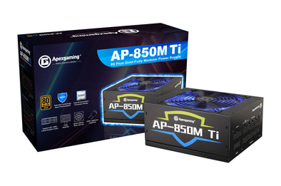 Apexgaming AP-850MTi 850Watt 80 PLUS Gold Fully Modular Power Supply