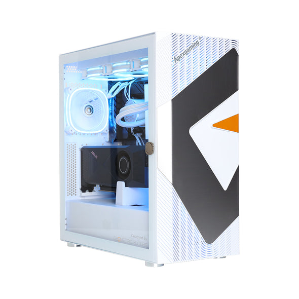 GAIA Mid Tower E-ATX Gaming Case - White