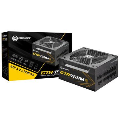 Apexgaming GTR-750M 750Watt 80 PLUS Gold Fully Modular Power Supply