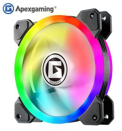 Apexgaming A-Cool ARGB Dual Ring Fan (Single Pack)