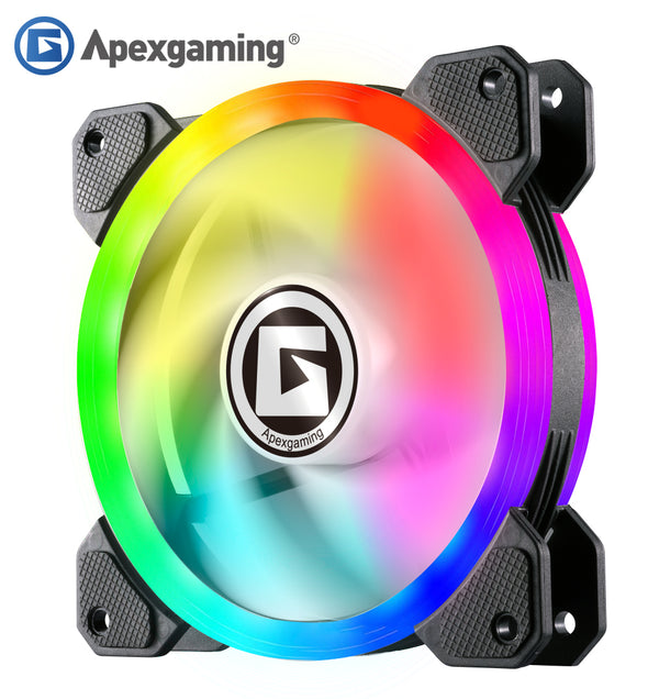 Apexgaming A-Cool ARGB Dual Ring Fan (Single Pack)